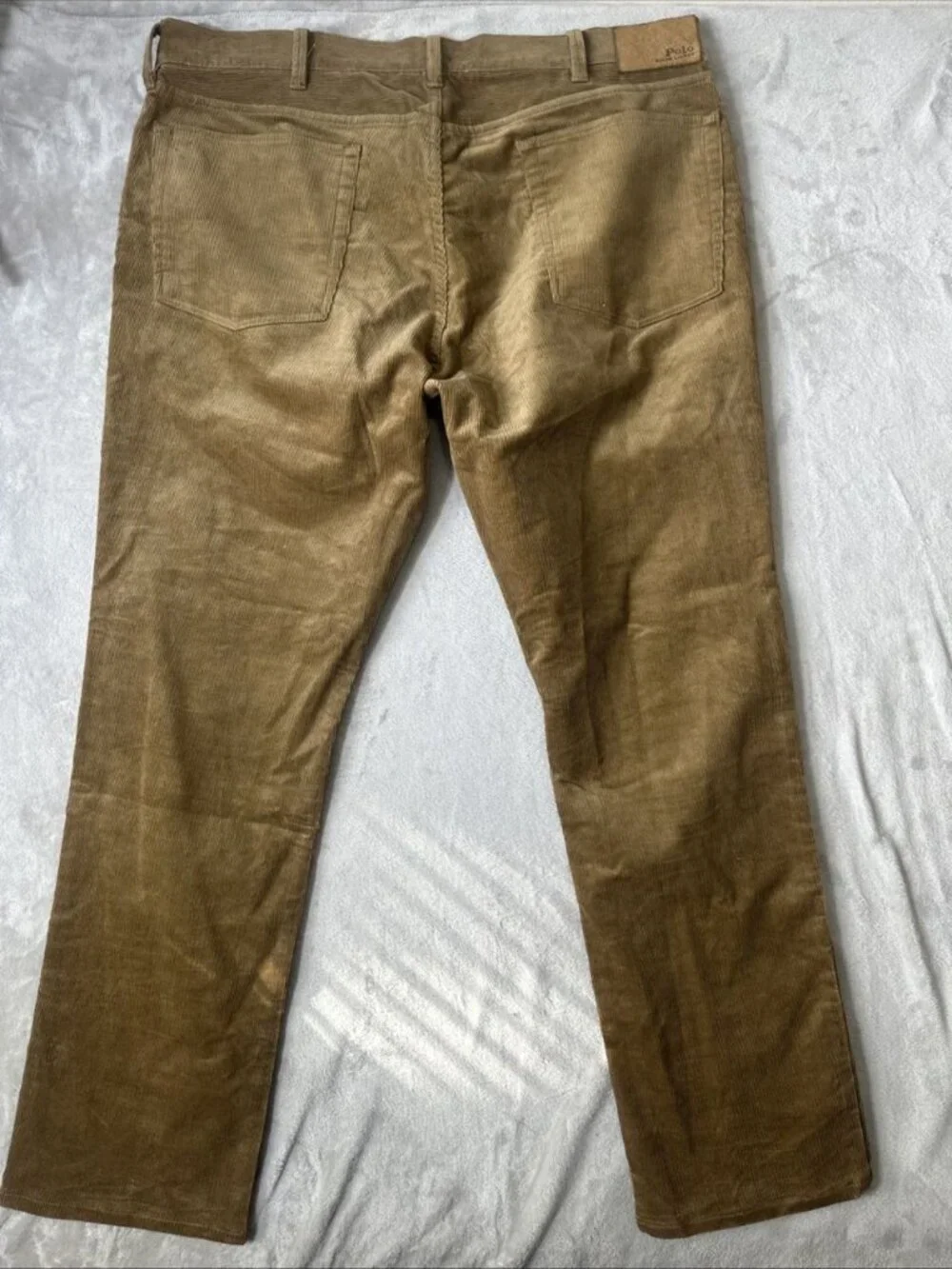 Polo Ralph Lauren Varick Slim Straight men’s corduroy pants brown 40x32 - Picture 8 of 10